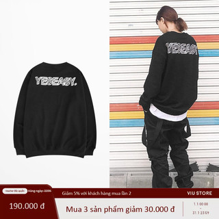 Áo sweater nelly nỉ lót lông in hình "yeseasy" áo nỉ