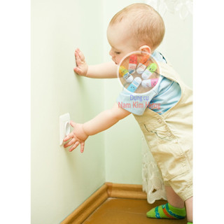 Combo 10 nút bịt ổ điện 2 chân