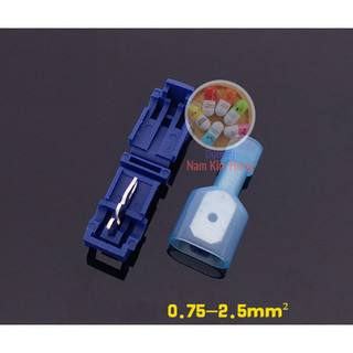 50 chiếc cút nối dây điện chữ T phân nhánh dùng cho dây nhỏ hơn 1.5mm2