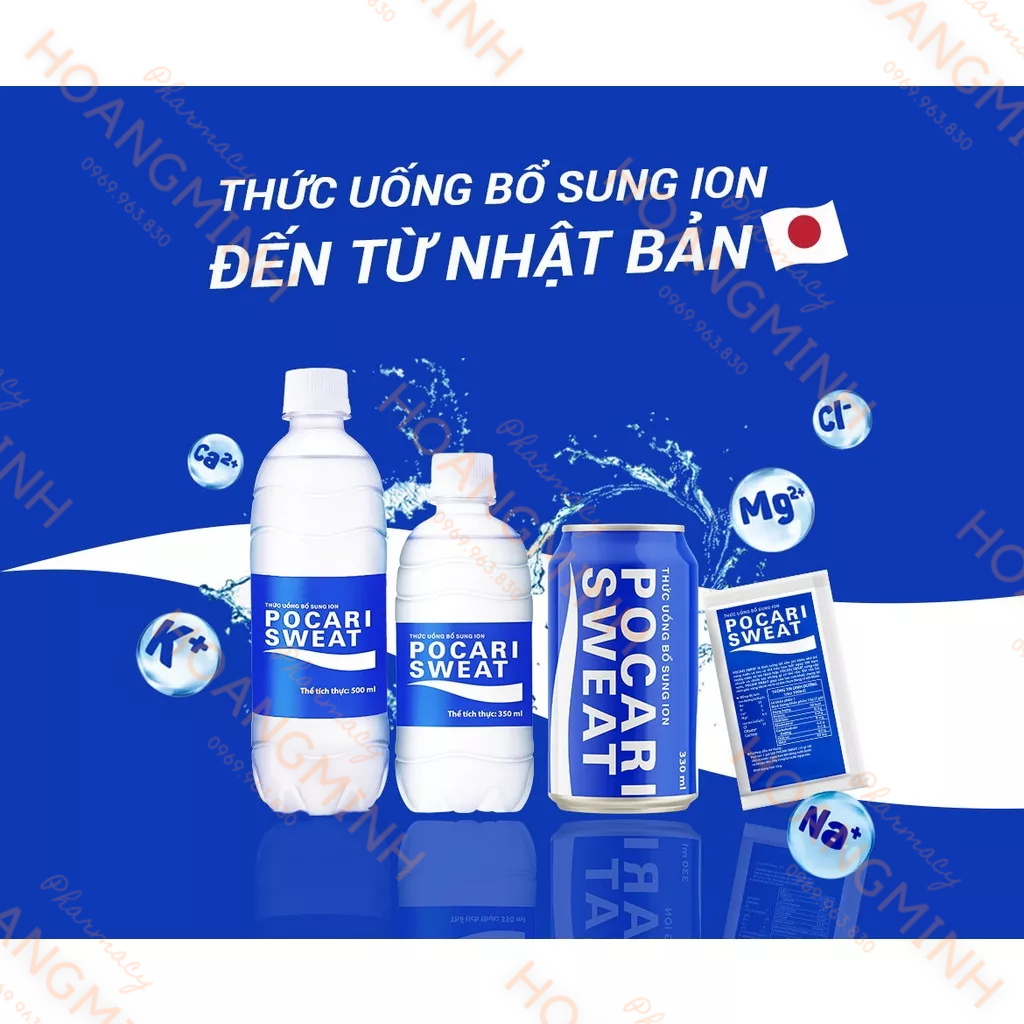 Pocari Sweat Dạng Bột  - Thức Uống Bổ Sung ion Thiết Yếu, Giúp Bù Nước Nhanh, Chính Xác Những Gì Cơ Thể Cần