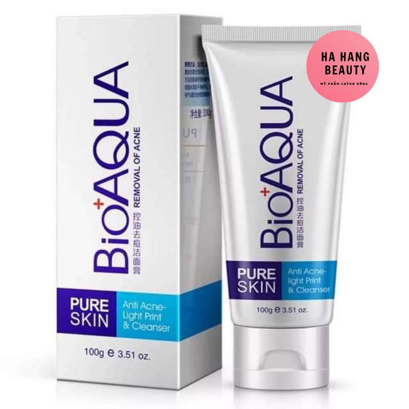 Sửa Rửa Mặt Pure Skin Bioaqua