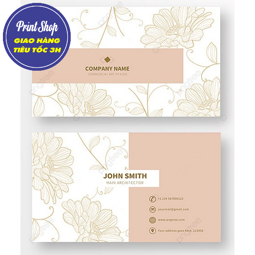 Card visit ngành spa, thẩm mỹ