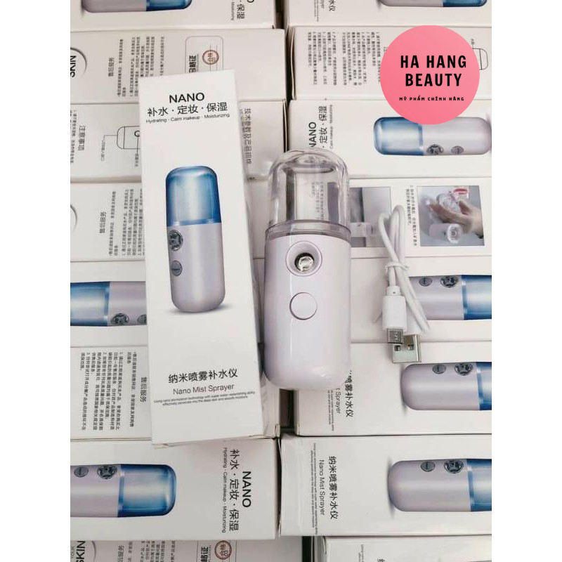 Máy xịt khoáng dưỡng ẩm da Nano