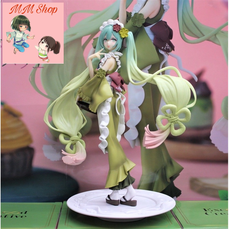 Mô hình Hatsune Miku Matcha Vocaloid SweetsSweets Series Hatsune Miku  Figure