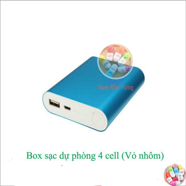 Box Sạc Dự Phòng 4 Cell 18650 Xiaomi Vỏ Nhôm (Không Bao Gồm Pin )