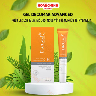 Gel Ngừa Mụn Nano Decumar Advanced 20Gr Hoàn Toàn Mới - Giảm Mụn, Kháng Khuẩn, Giảm Nhanh Tình Trạng Mụn Đỏ