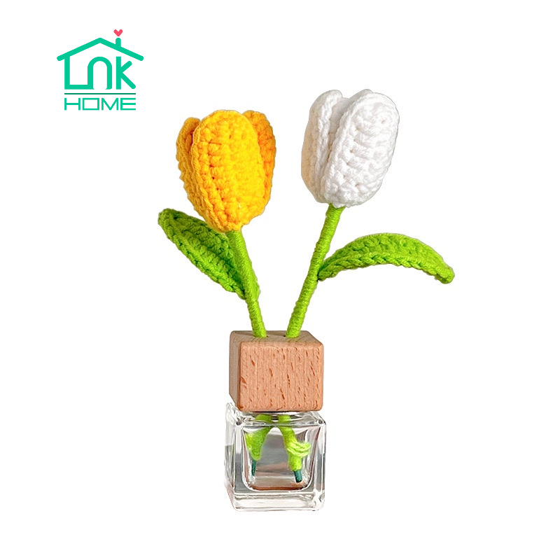 [Hàng Mới] Lọ hoa tinh dầu đan len handmade