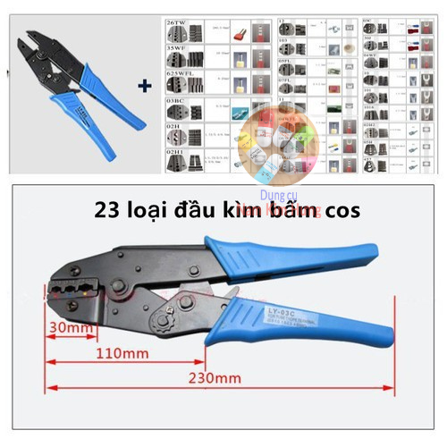 Kìm bấm cos đa năng LY-03C