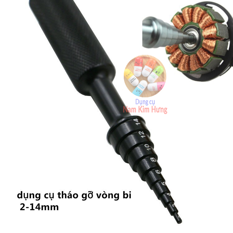 dụng cụ tháo gỡ bạc đạn 2-14mm