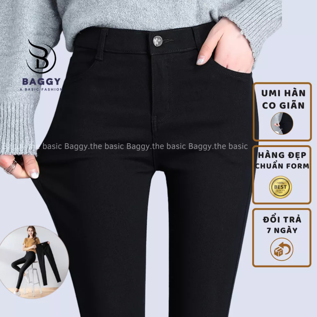 Quần tregging nữ lưng cạp cao Ely fashion kiểu dáng dài ôm body tôn mông chuẩn chất umi hàn cao cấp loại 1 ELY208A