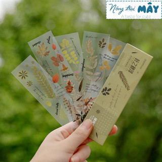 Sticker (hình dán) BLOOMING FLOWERS nông trại mây trang trí sổ, album, nhật ký, lưu bút, góc học tập, bullet journal