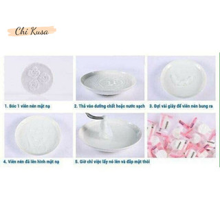 Combo 10 Viên Mặt Nạ Giấy Nén Miniso