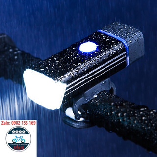 Đèn pin sạc xe đạp usb machfally siêu sáng - hàng chính hãng