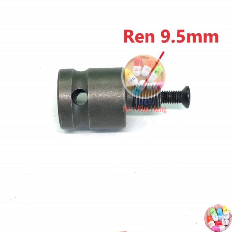 Đầu Chuyển Từ Bulong 1/2 Sang Đầu Khoan, Đầu Kẹp Mũi Khoan 10mm,13mm.