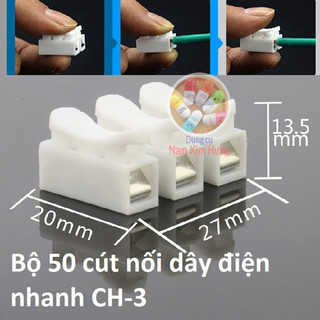 Bộ 50 cút nối dây điện CH3