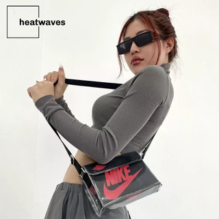 Túi hộp đeo chéo Nike đen đỏ Box shoes custom mini bag