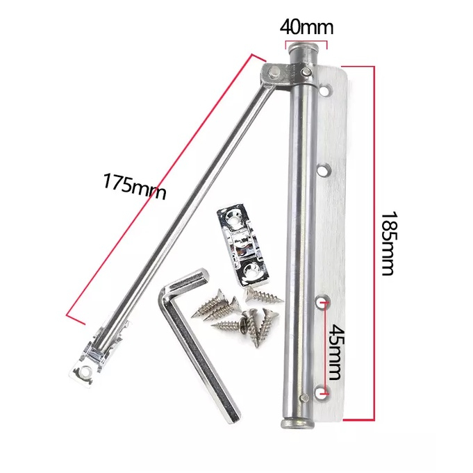 Bản lề cửa tự động _ Tay co thủy lực_thiết bị đóng cửa thông minh không gây tiếng ồn cho gia đình bạn