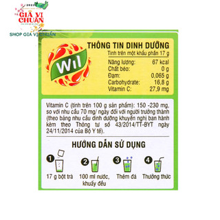 TRÀ HÒA TAN VỊ CHANH - WIL