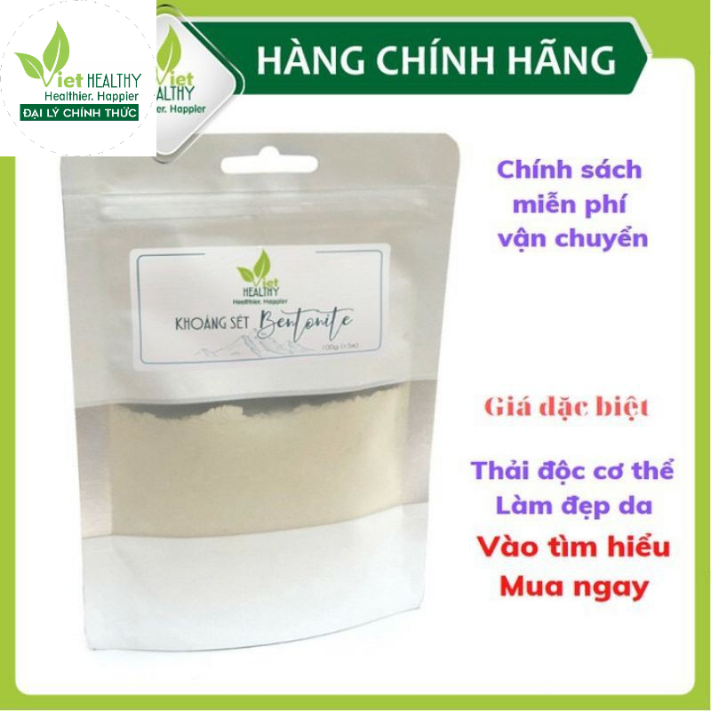 Khoáng sét Bentonite Clay Viet Healthy 100gr