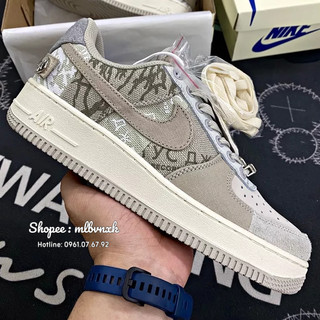 Ảnh thật - giày_sneaker_𝐍𝐢𝐤𝐞_air_force_1_travis_scott_siêu_cấp - giầy thể thao nam nữ af1 hàng xuất dư fulltag