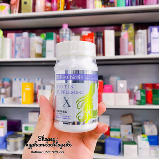 Viên Uống Ngăn Rụng Tóc, Kích Thích Mọc Tóc Best Biotin Supplement EX Nhật Bản 90 Viên