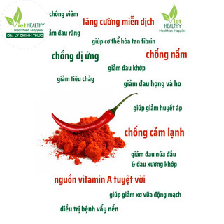 Bột ớt Cayenne Pepper Viet Healthy 100g