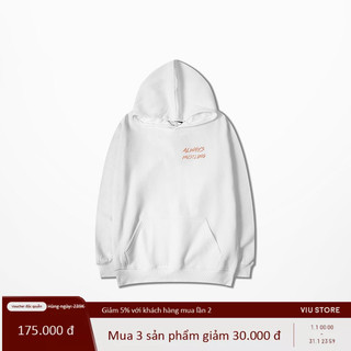 Áo hoodie Nelly nỉ lót lông in hình "STWAID" áo nỉ