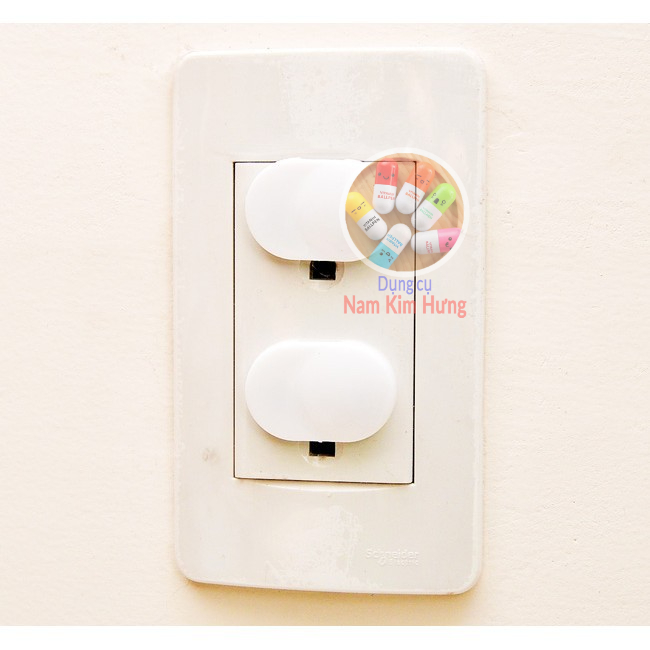 Combo 10 nút bịt ổ điện 2 chân