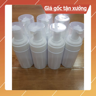 Chai tạo bọt vệ sinh không TEM 100ML loại thường -dụng cụ nối mi