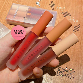 Set 3 Cây Son Kem Lì Herorange Fluffy Lip Glaze