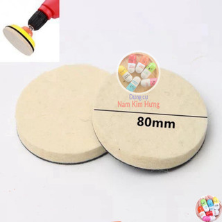 Bộ 2 pad nỉ đánh bóng kính 3 inch