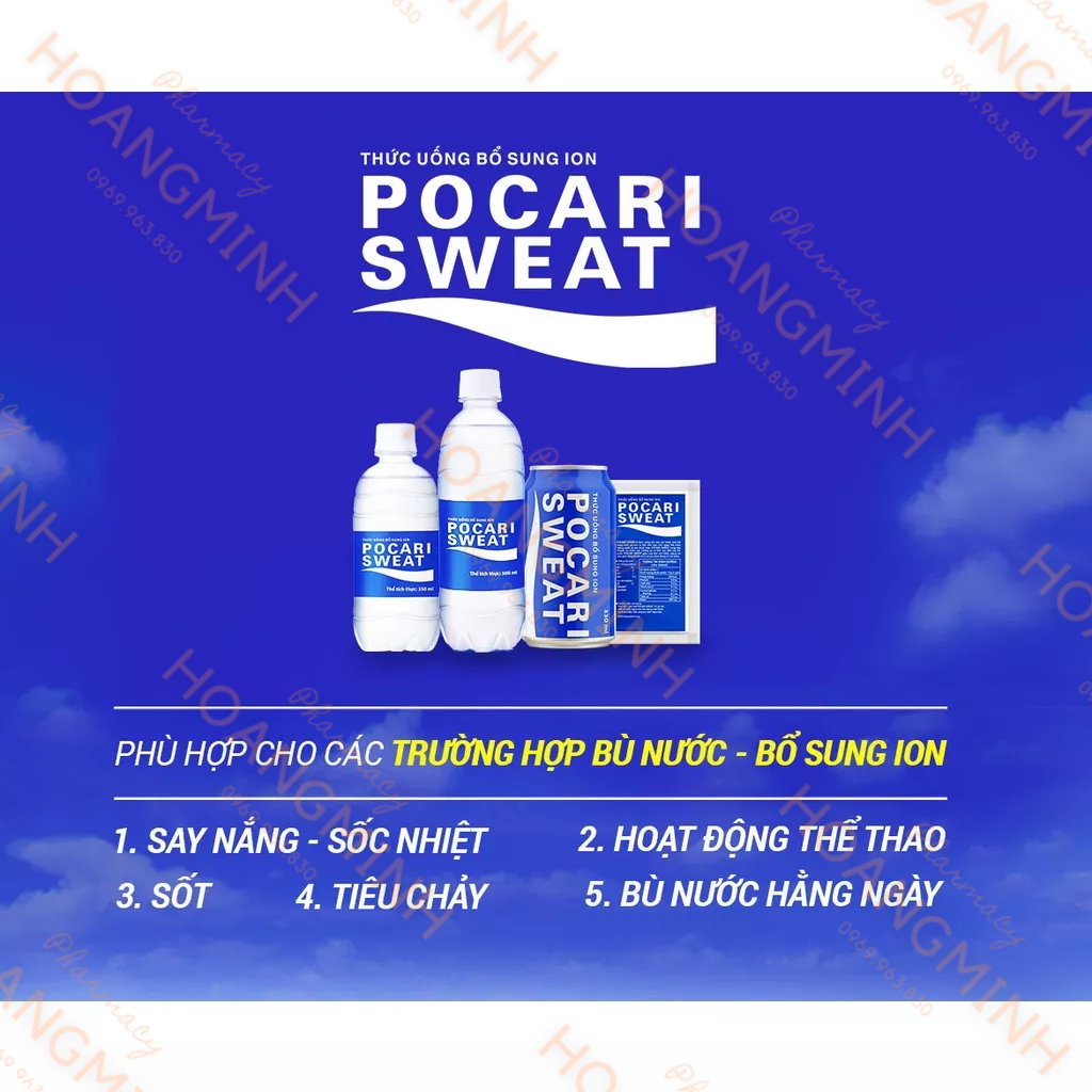 Pocari Sweat Dạng Bột [Hộp 5 Gói] - Thức Uống Bổ Sung ion Thiết Yếu, Giúp Bù Nước Nhanh, Chính Xác Những Gì Cơ Thể Cần
