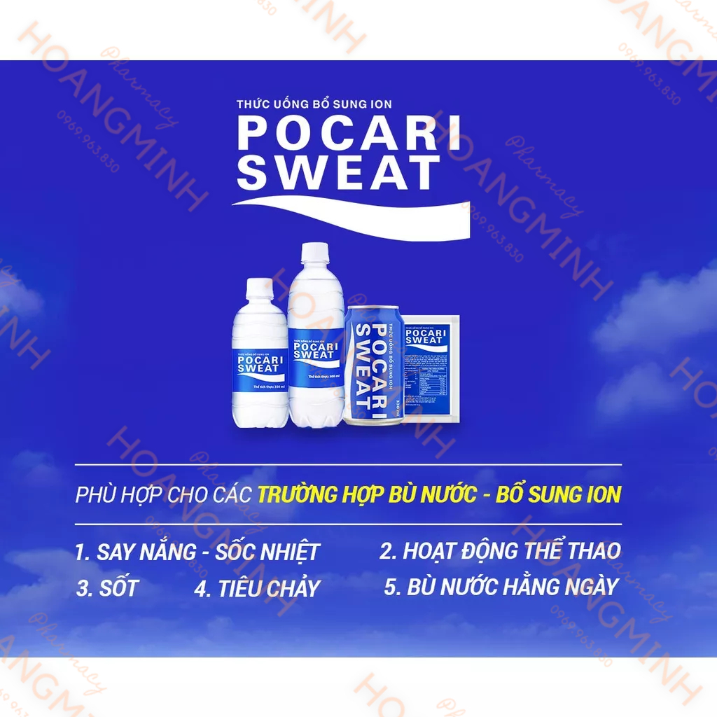 Pocari Sweat Dạng Bột  - Thức Uống Bổ Sung ion Thiết Yếu, Giúp Bù Nước Nhanh, Chính Xác Những Gì Cơ Thể Cần