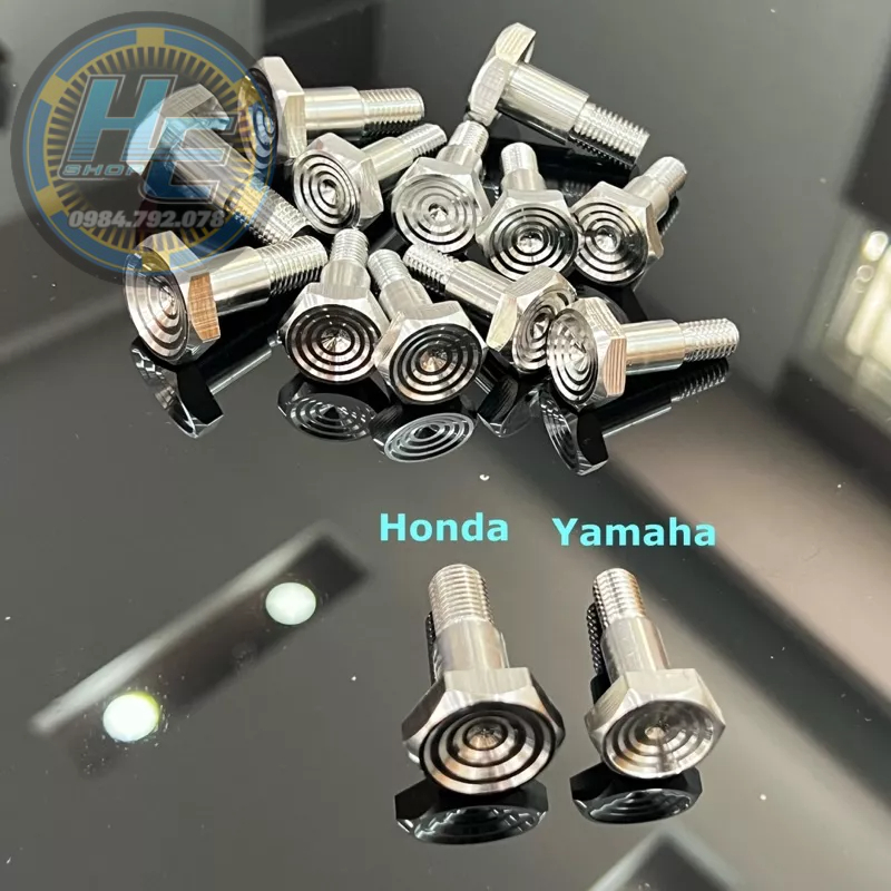 Ốc Chống Nghiêng Honda/Yamaha Inox 304 CNC Mẫu Thái