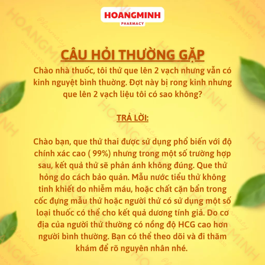 Que Thử Thai Allisa Bản To 4mm Của Traphaco - Dùng Để Phát Hiện Thai Sớm Tại Nhà Một Cách Nhanh Chóng