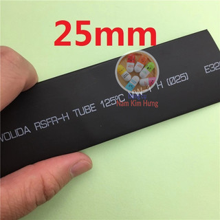 1 mét ống gen co nhiệt phi 25 đen
