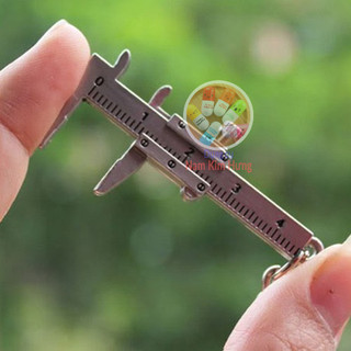 Móc khóa thước kẹp