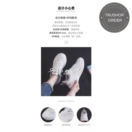 Giày thể thao chạy bộ nữ Warrior 1927 chống trơn trượt mã 0358