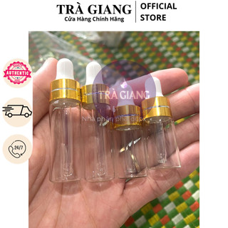 Lọ chiết 3ml - 5ml mỹ phẩm, serum, tinh dầu thủy tinh