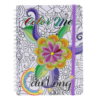 Sổ tay 140 trang kẻ hàng khai trí stationery - coloring book