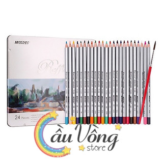 Bộ Chì Tô Màu Nước Cao Cấp Marco Raffine (Hộp Thiếc)