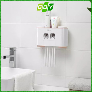 Kệ nhả kem, đựng đồ nhà tắm Ecoco 4 cốc