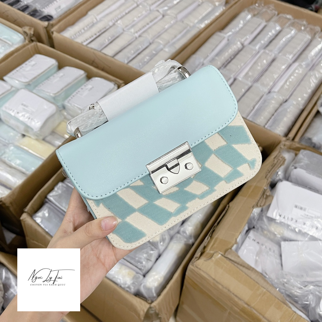 Túi xách nữ CNK đinh trám đủ màu size 19 Hàng L1- T45