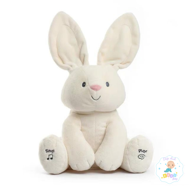 Thỏ bông ú òa biết hát biết vẫy tai Umoo chính hãng