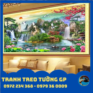 tranh treo tường sơn thủy hữu tình HP2