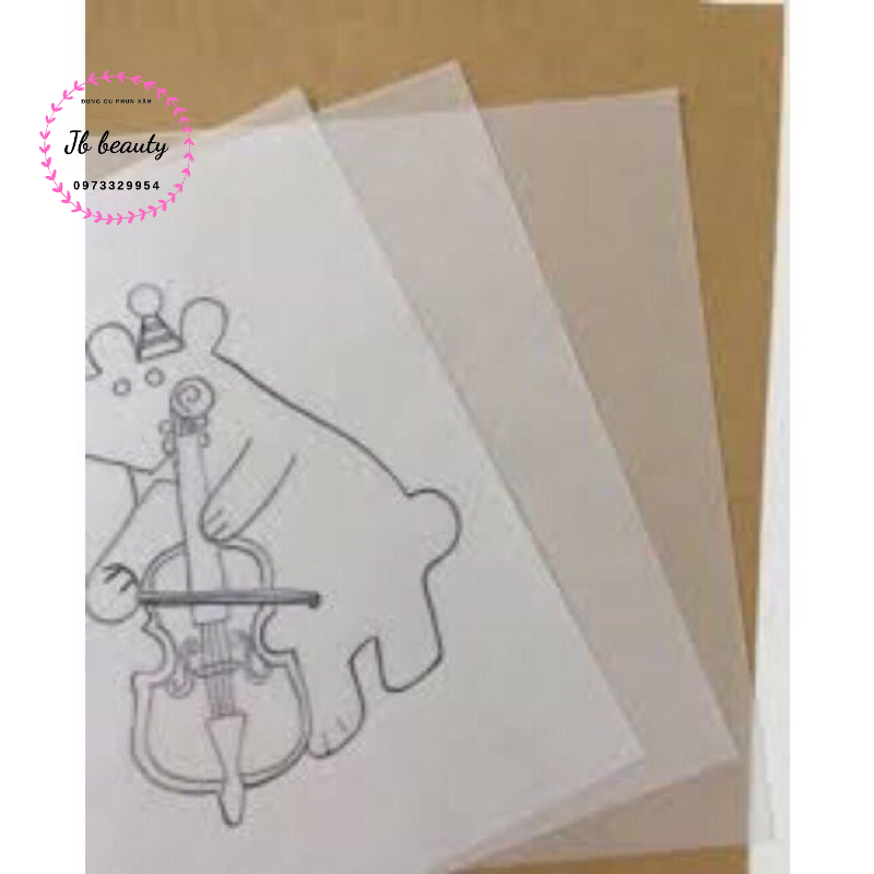 Giấy dầu scan hình xăm to kín lưng