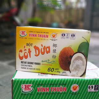 Bột cốt dừa Vĩnh Thuận gói 50g