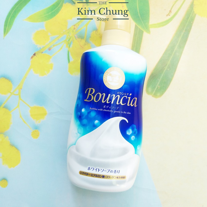 Sữa tắm dưỡng da Bouncia tinh chất sữa 550ml hàng Nhật nội địa