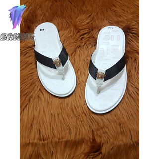 DÉP KẸP NAM-NỮ VS TRẮNG VIỀN NÂU NEON DA MỀM ÊM SZ(36-45)