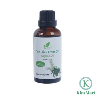 Tinh dầu Tràm Gió Susinia 50ml chiết xuất từ cây Tràm Gió Quảng Bình 100%